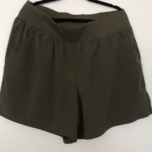 Plus size active shorts.